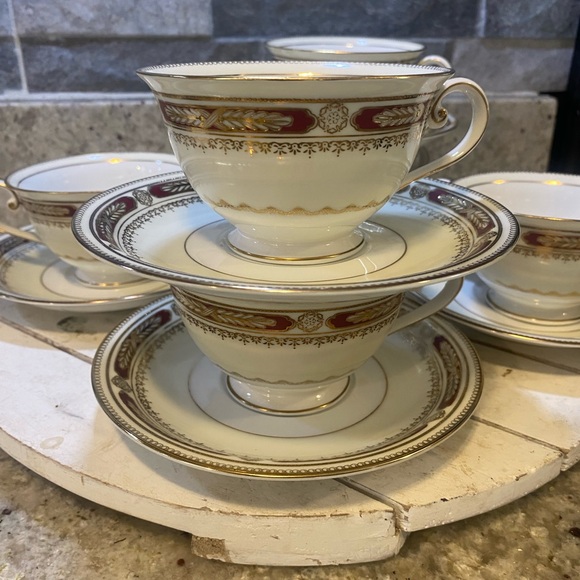 Other - Vintage Set Of 6 Marion Embassy Teacups‎ And Saucers